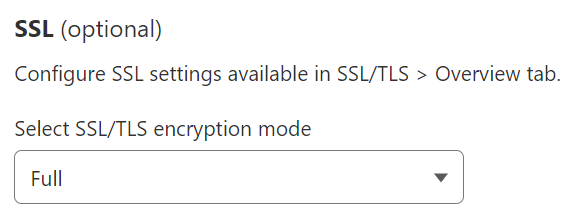 Configuration du SSL 2