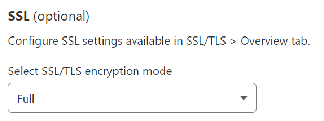 Configuration du SSL 2