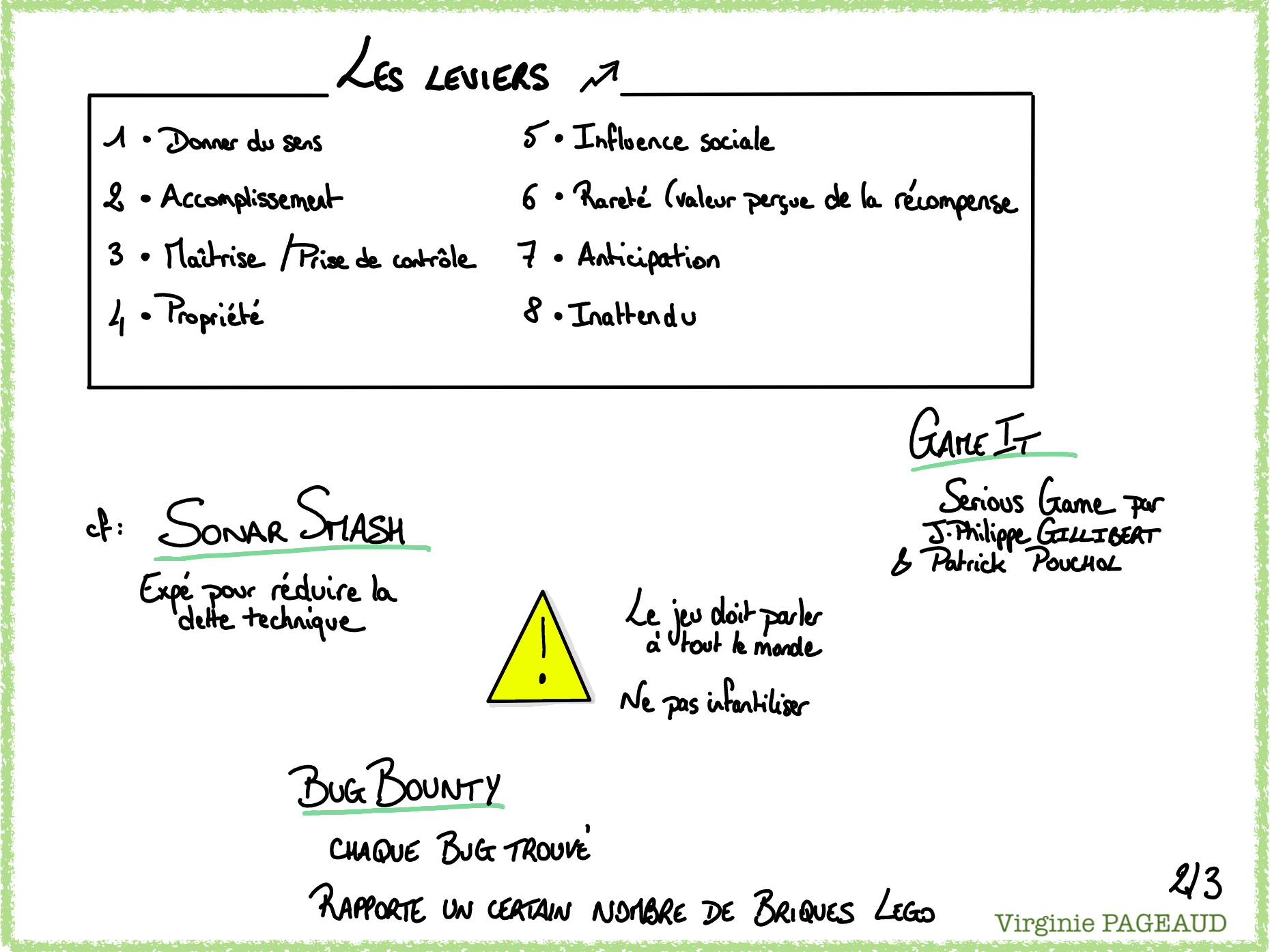 Sketchnote Le code dont vous êtes l&rsquo;héroïne, 2 sur 3
