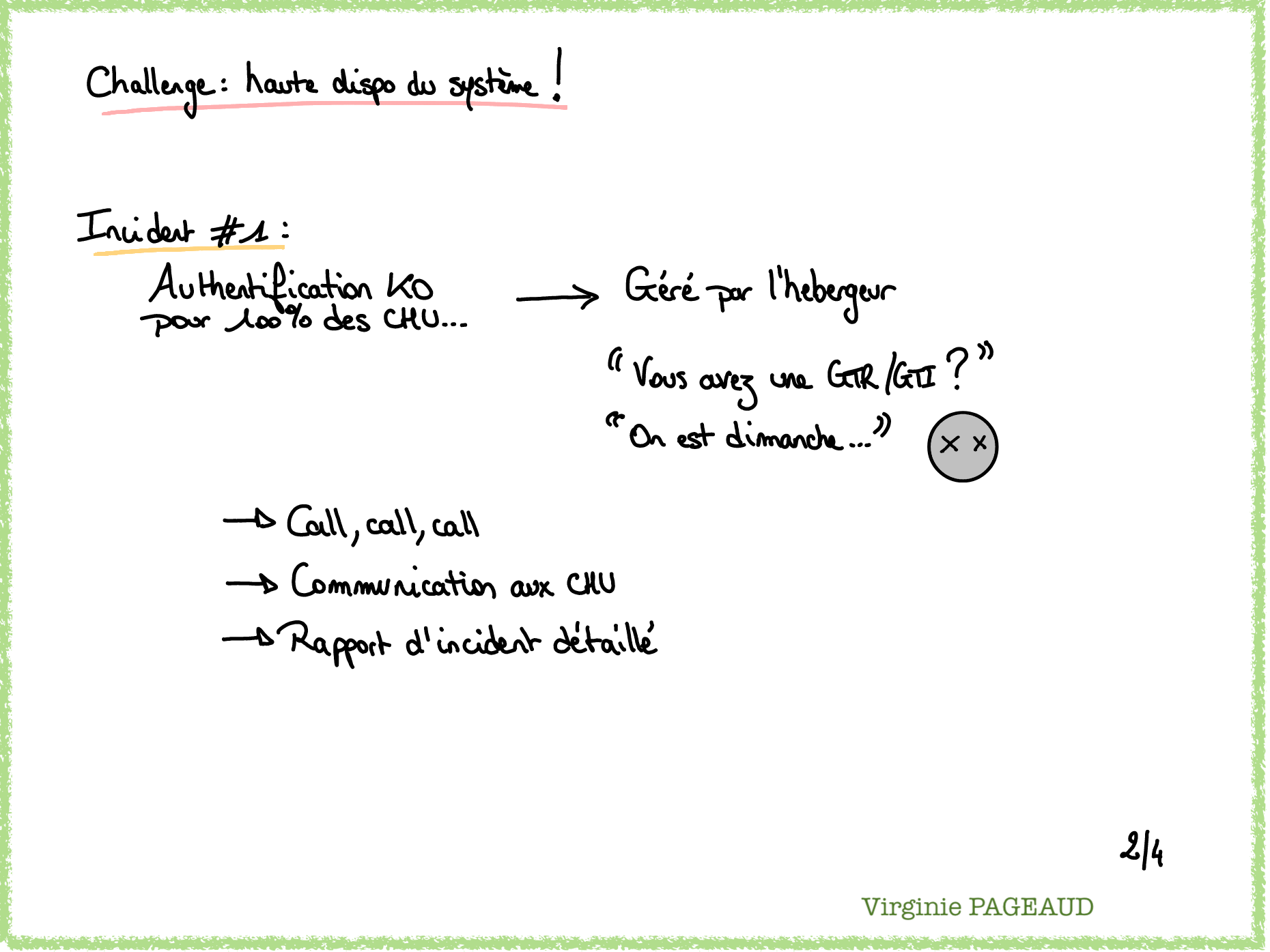 Sketchnote Défaillances en téléradiologie, 2 sur 4