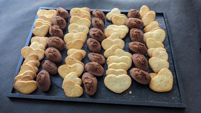 Plateau de petits gâteaux au MiXiT