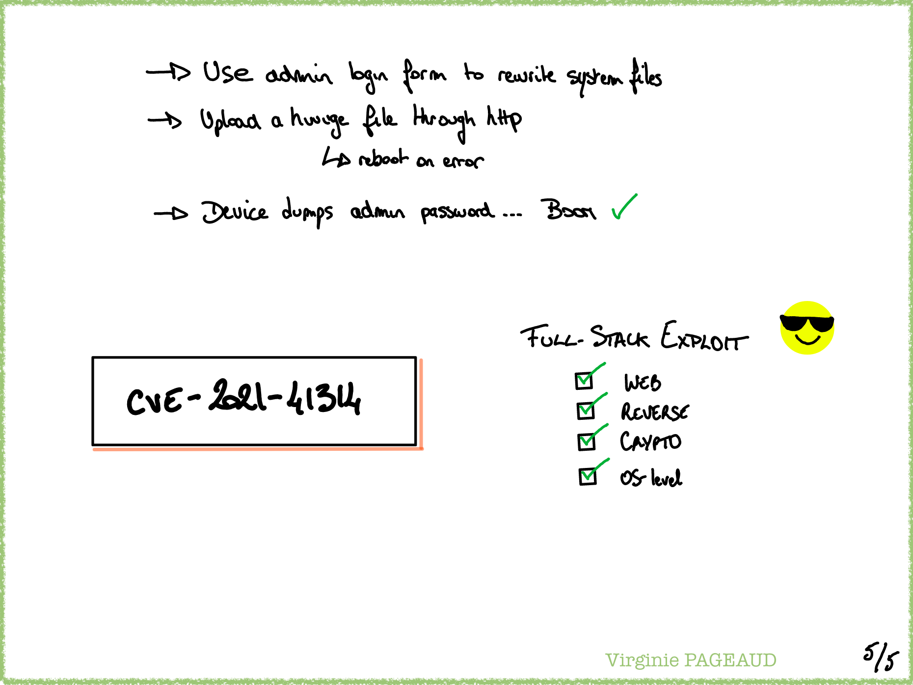 CTF in a box, Sketchnote 5 sur 5